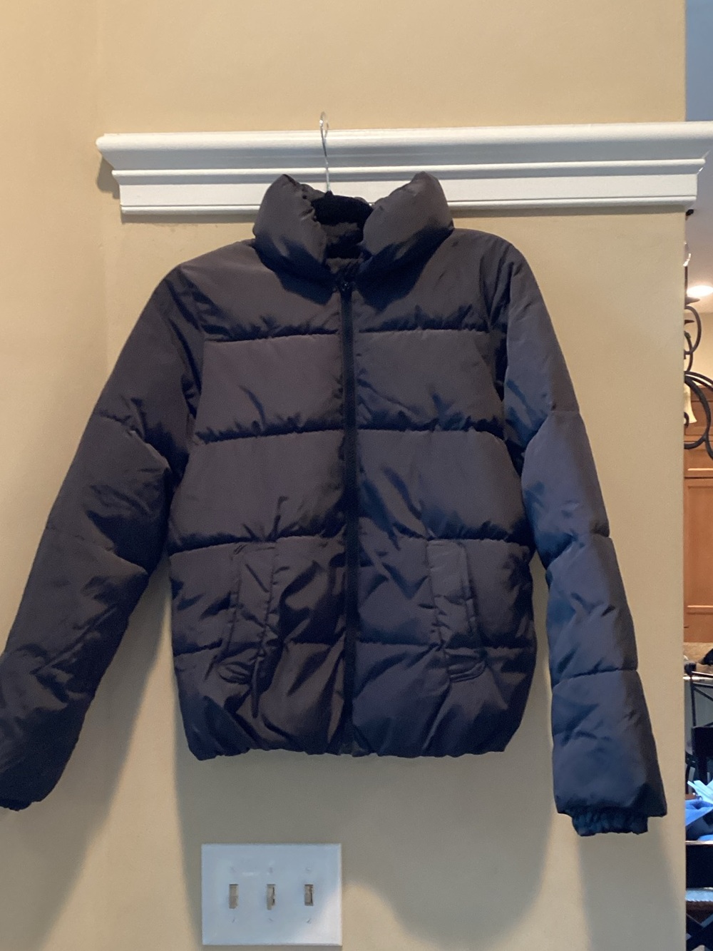 GAP Deep Olive Quilted Puffer Jacket